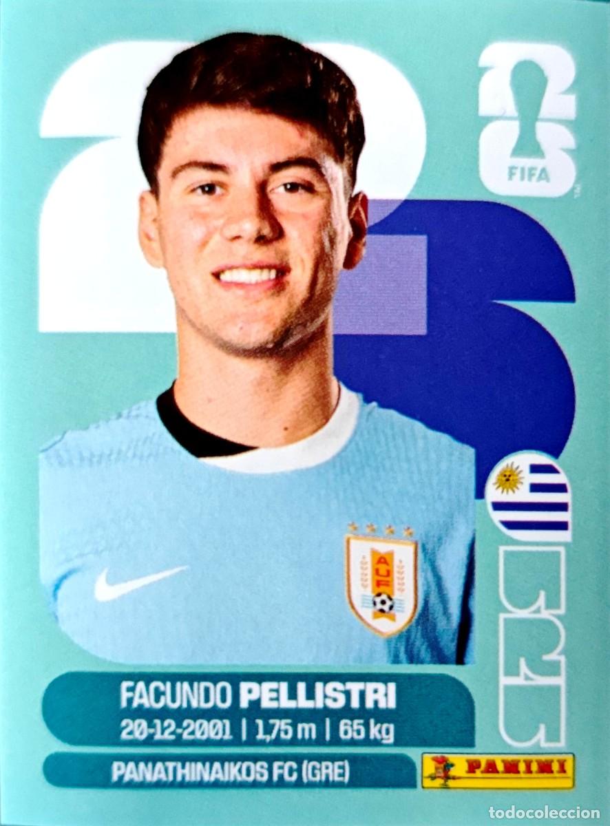 Cromos de F&uacute;tbol: URU 20 URU20 Facundo Pellistri - Uruguay - PANINI Fifa World Cup 2026 - Sticker
