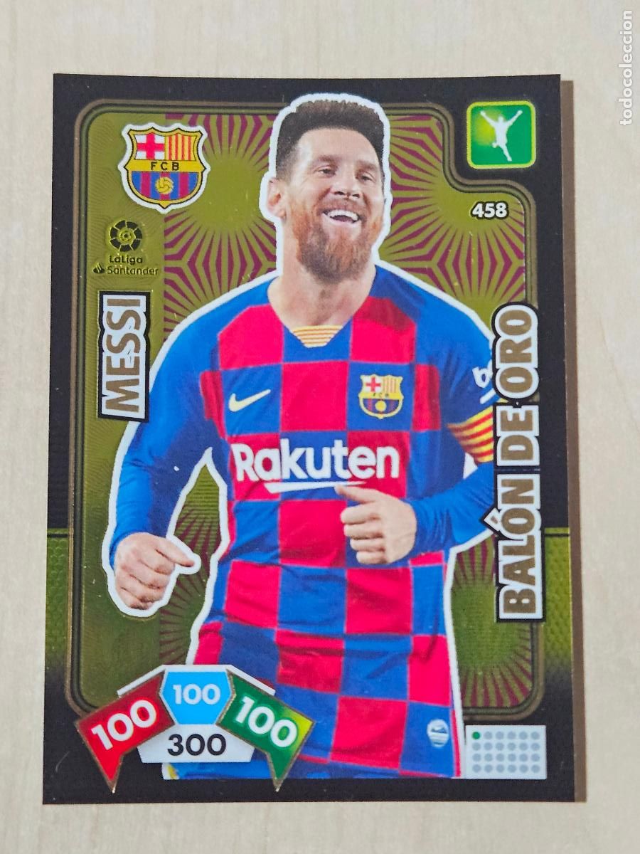 Cromos de F&uacute;tbol: FICHA N&ordm; 458 MESSI - ADRENALYN 19 20 - PANINI 2019 - 20 - CROMO - BALON DE ORO
