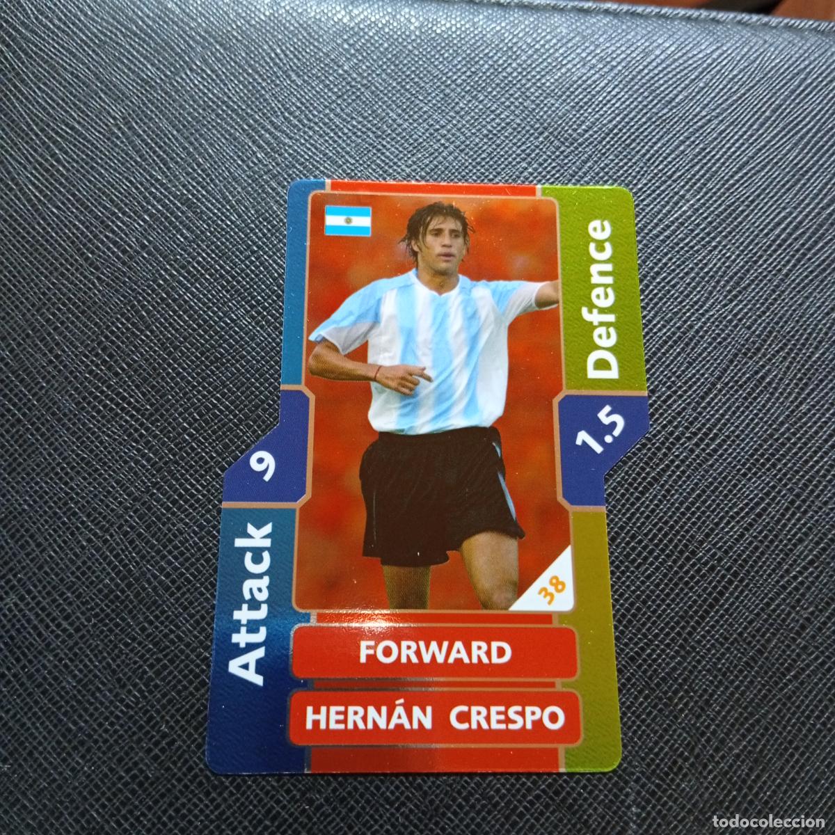 Cromos de F&uacute;tbol: HERNAN CRESPO ARGENTINA TOPPS MATCH ATTAX MUNDIAL 2006 ALEMANIA CROMO FUTBOL 06 - A43 PG30