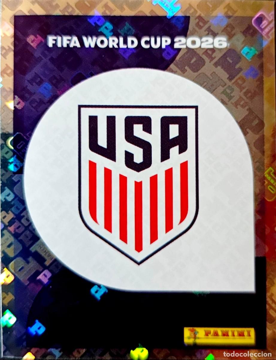 Cromos de F&uacute;tbol: USA 1 USA1 Escudo - Estados Unidos USA - PANINI Fifa World Cup 2026 - Sticker