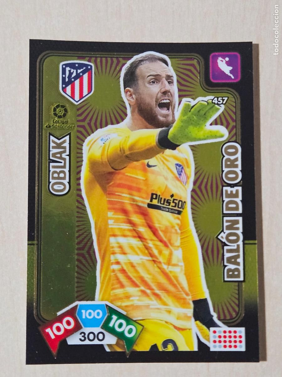 Cromos de F&uacute;tbol: FICHA N&ordm; 457 OBLAK - ADRENALYN 19 20 - PANINI 2019 - 20 - CROMO - BALON DE ORO