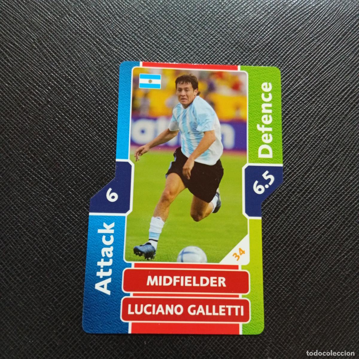 Cromos de F&uacute;tbol: LUCIANO GALLETTI ARGENTINA TOPPS MATCH ATTAX MUNDIAL 2006 ALEMANIA CROMO FUTBOL 06 - A43 PG30