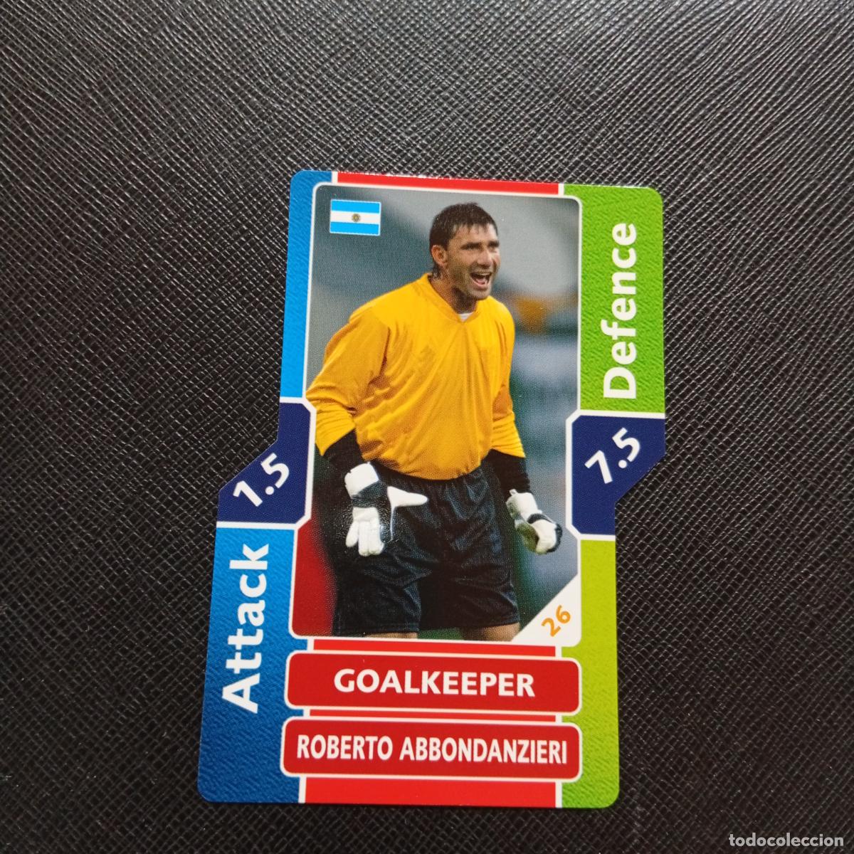 Cromos de F&uacute;tbol: ABBONDANZIERI ARGENTINA TOPPS MATCH ATTAX MUNDIAL 2006 ALEMANIA CROMO FUTBOL 06 - A43 PG31