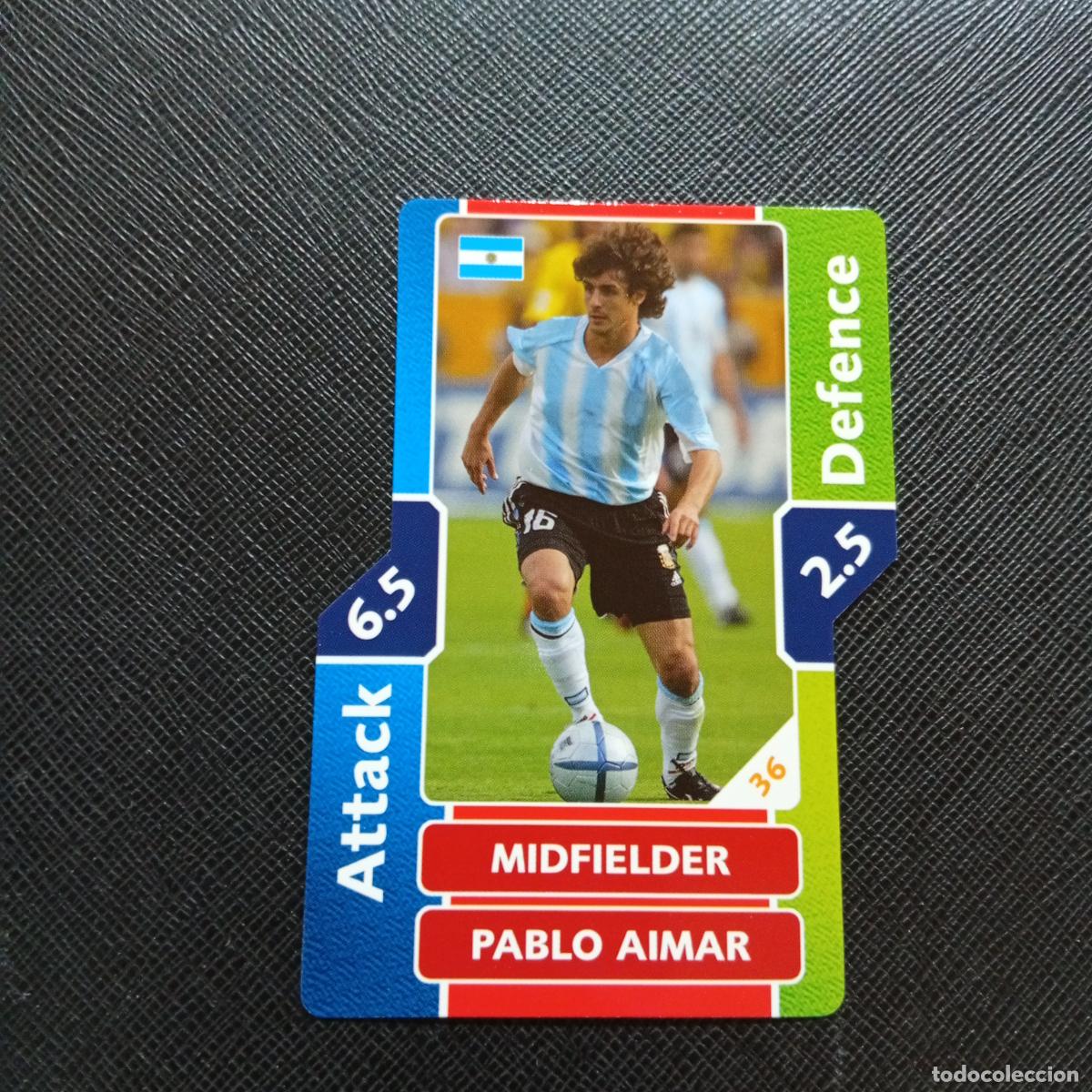 Cromos de F&uacute;tbol: PABLO AIMAR ARGENTINA TOPPS MATCH ATTAX MUNDIAL 2006 ALEMANIA CROMO FUTBOL 06 - A43 PG31