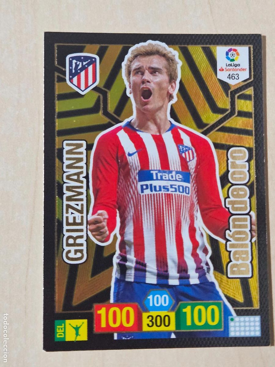 Cromos de Futebol: FICHA N&ordm; 463 GRIEZMANN - ADRENALYN 18 19 - PANINI 2018 - 19 - CROMO - BALON DE ORO