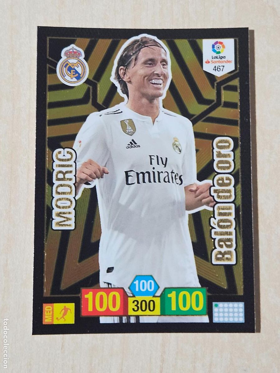 Cromos de Futebol: FICHA N&ordm; 467 MODRIC - ADRENALYN 18 19 - PANINI 2018 - 19 - CROMO - BALON DE ORO
