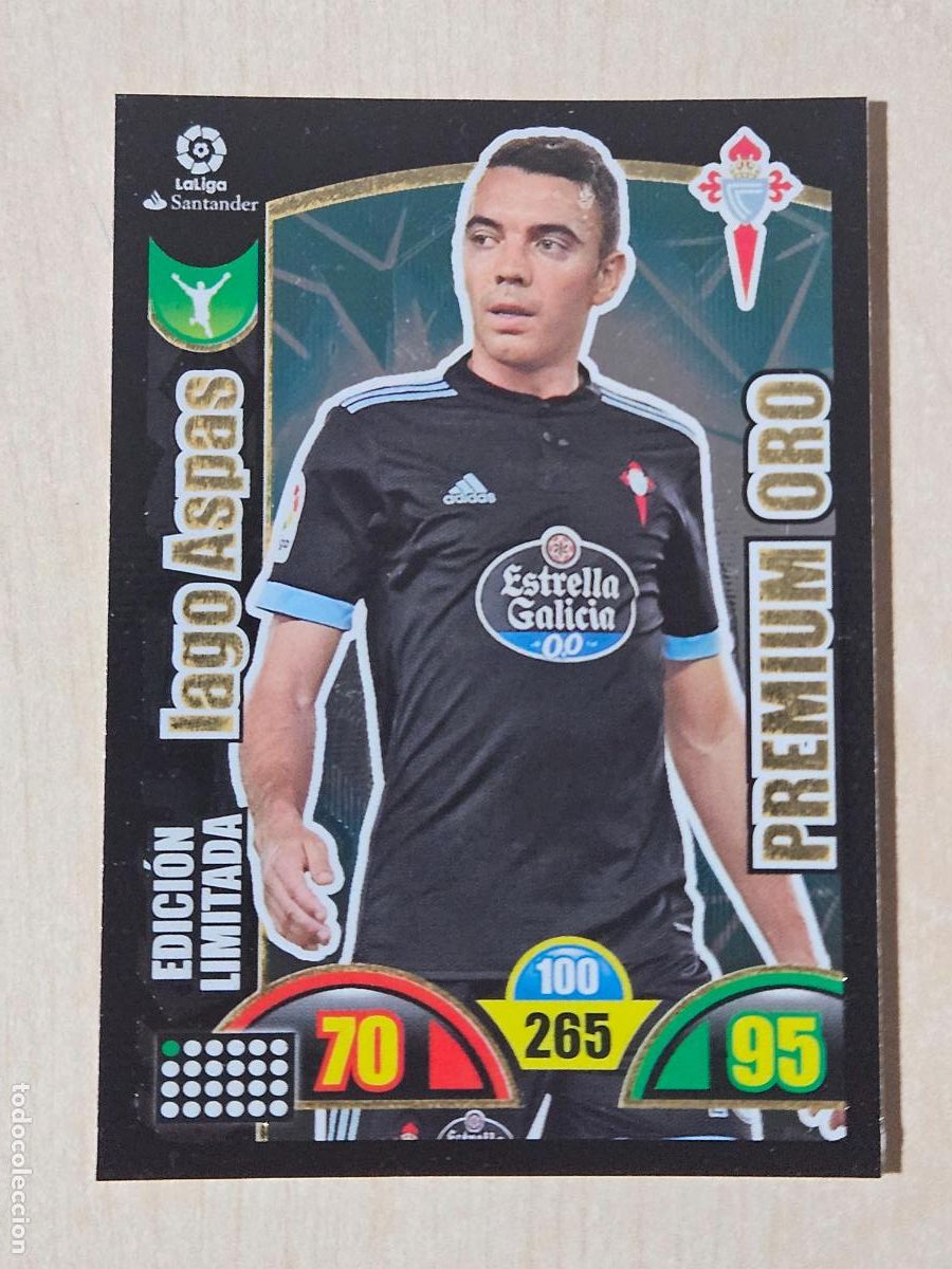 Cromos de Futebol: FICHA IAGO ASPAS - ADRENALYN 17 18 - PANINI 2017 - 18 - CROMO - EDICION LIMITADA