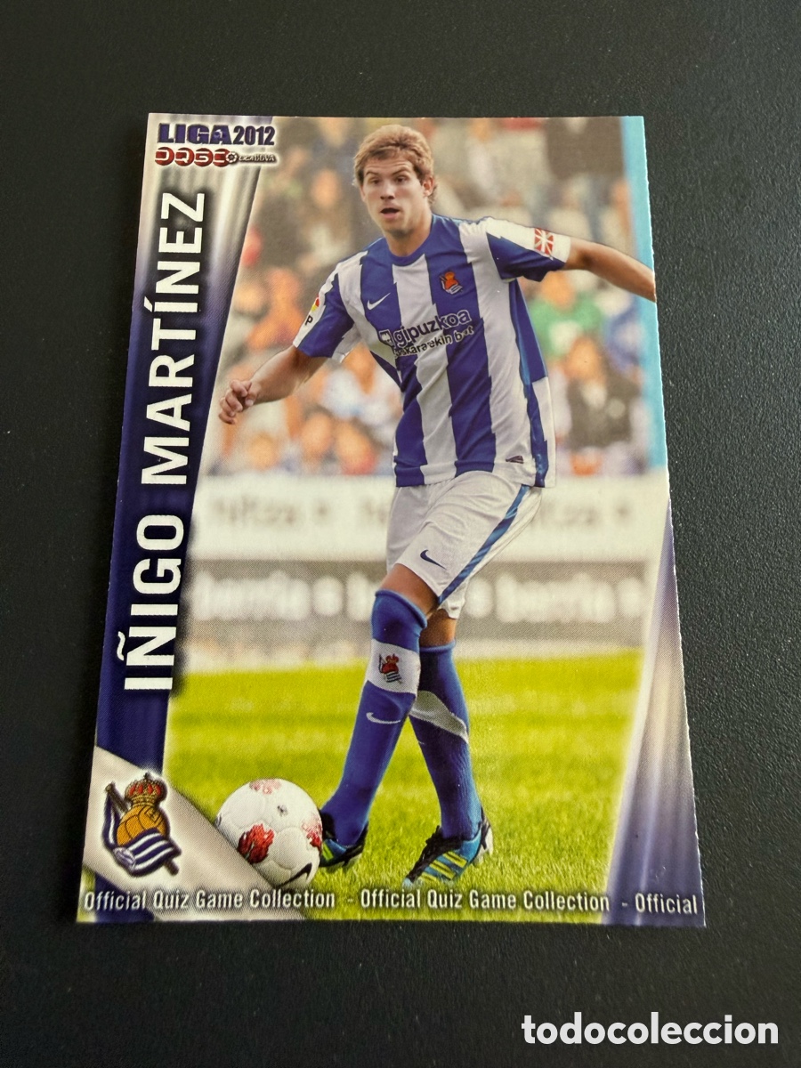 Cromos de Futebol: MUNDICROMO 2012. n 709. UH. I&Ntilde;IGO MART&Iacute;NEZ