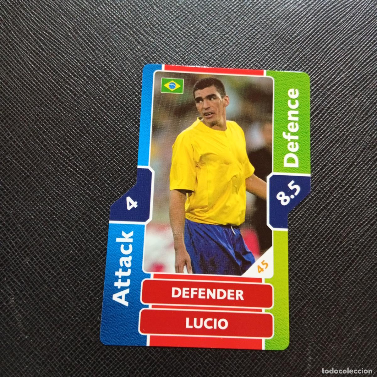 Figurine di Calcio: LUCIO BRASIL TOPPS MATCH ATTAX MUNDIAL 2006 ALEMANIA CROMO FUTBOL 06 - A43 PG33