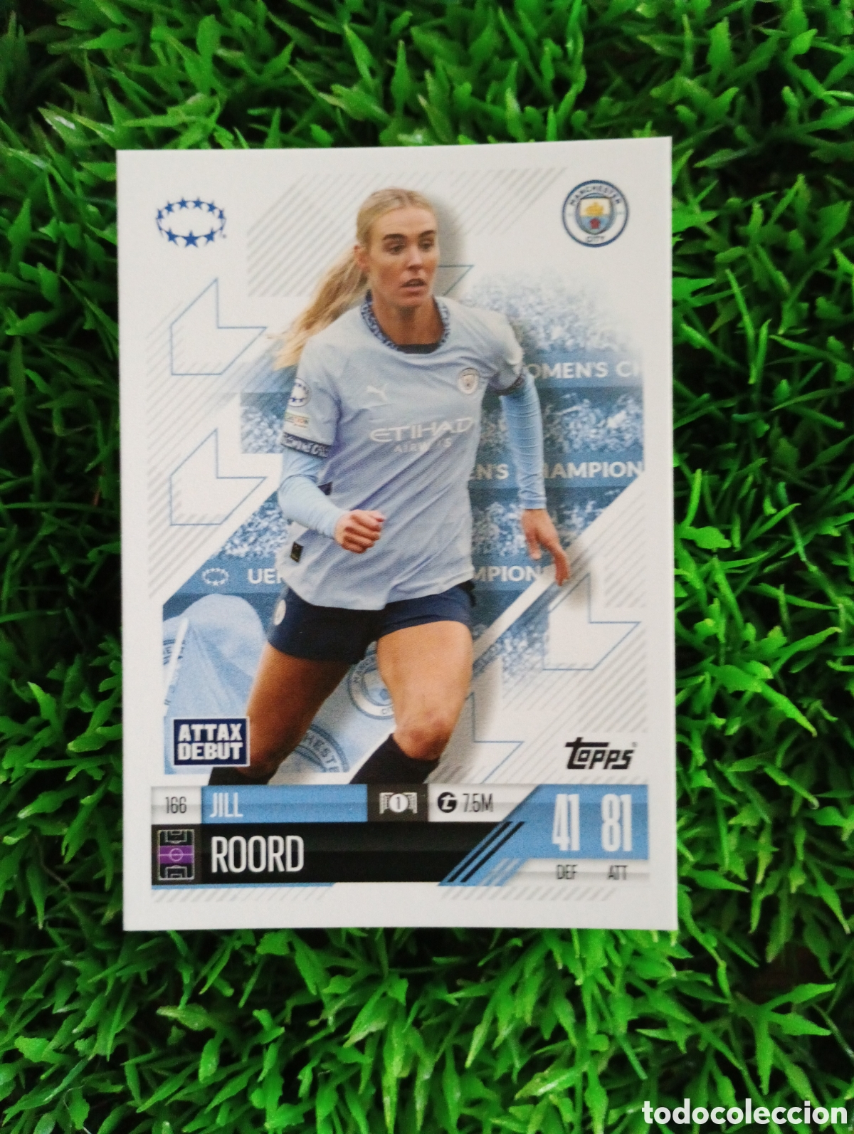 Fu&szlig;ball-Sticker: Roord Manchester City Match Attax Extra 24-25 # 166