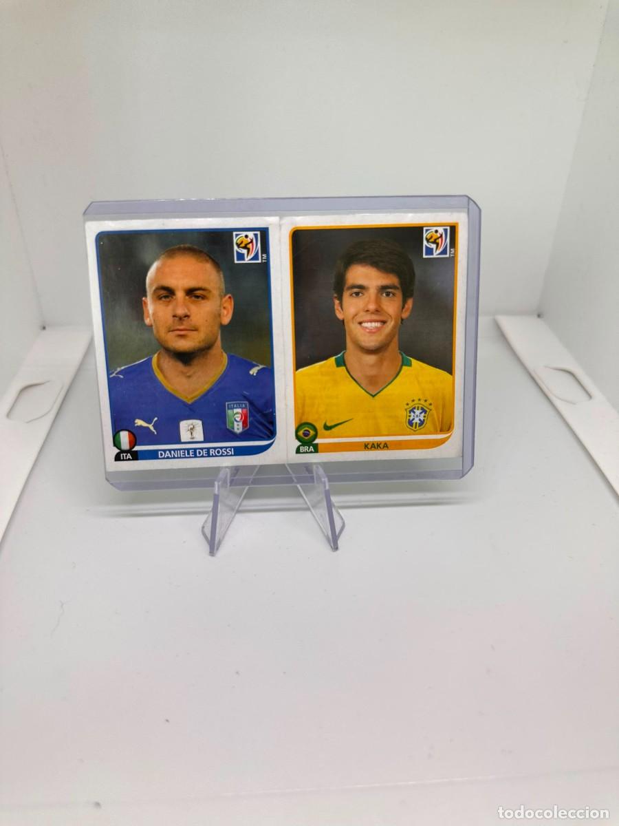 Fu&szlig;ball-Sticker: Daniele de Rossi 420 y Kaka 499 Panini South Africa 2010