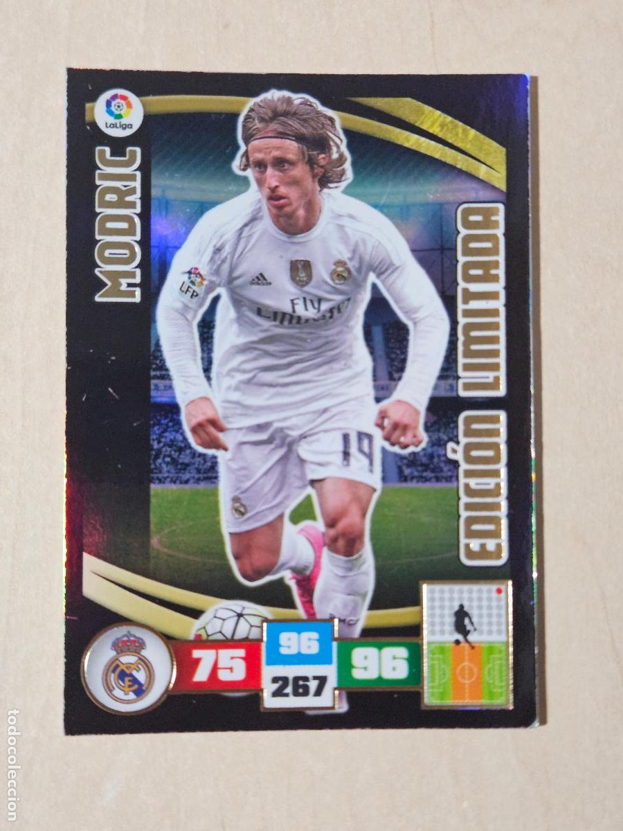 Fu&szlig;ball-Sticker: FICHA MODRIC - ADRENALYN 15 16 - PANINI 2015 - 16 - CROMO - EDICION LIMITADA