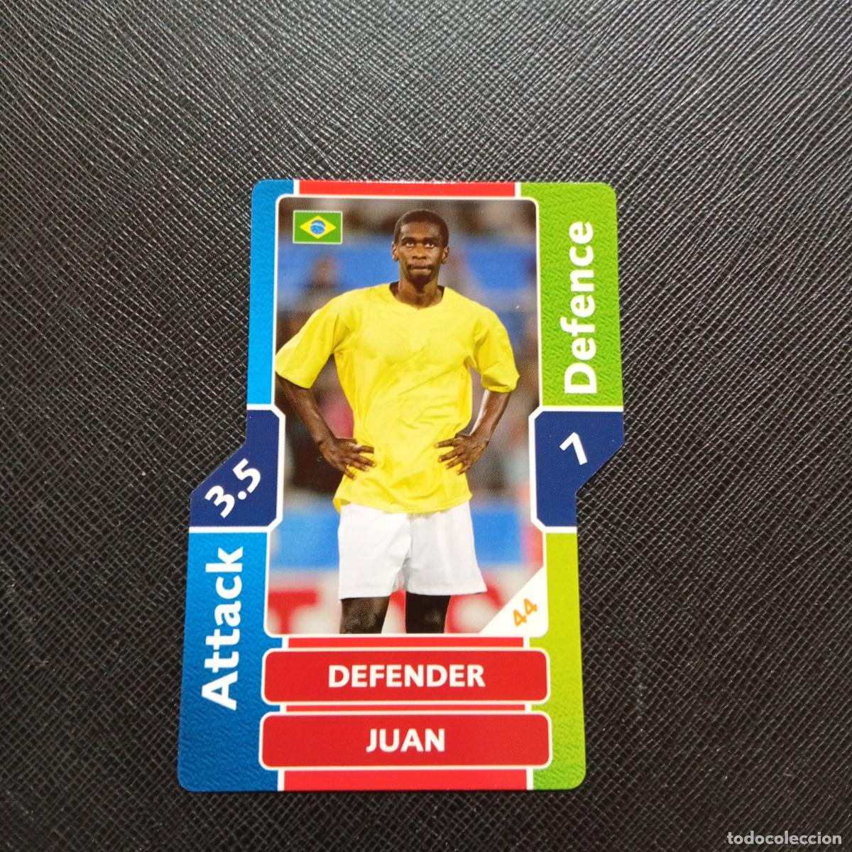 Cromos de F&uacute;tbol: JUAN BRASIL TOPPS MATCH ATTAX MUNDIAL 2006 ALEMANIA CROMO FUTBOL 06 - A43 PG34
