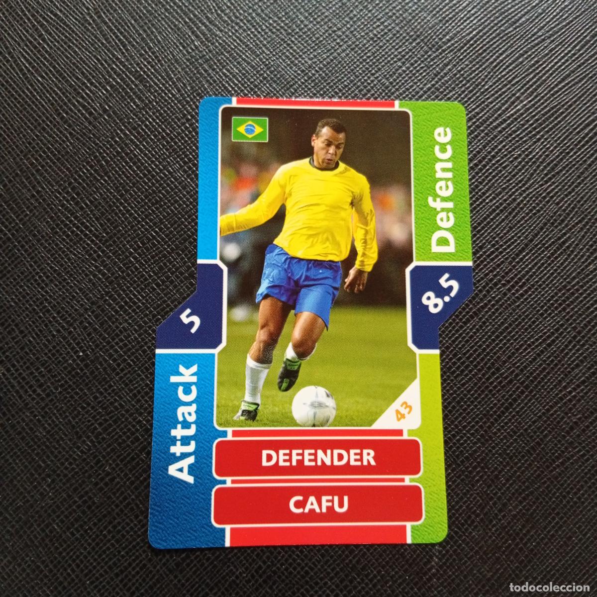 Cromos de F&uacute;tbol: CAFU BRASIL TOPPS MATCH ATTAX MUNDIAL 2006 ALEMANIA CROMO FUTBOL 06 - A43 PG34