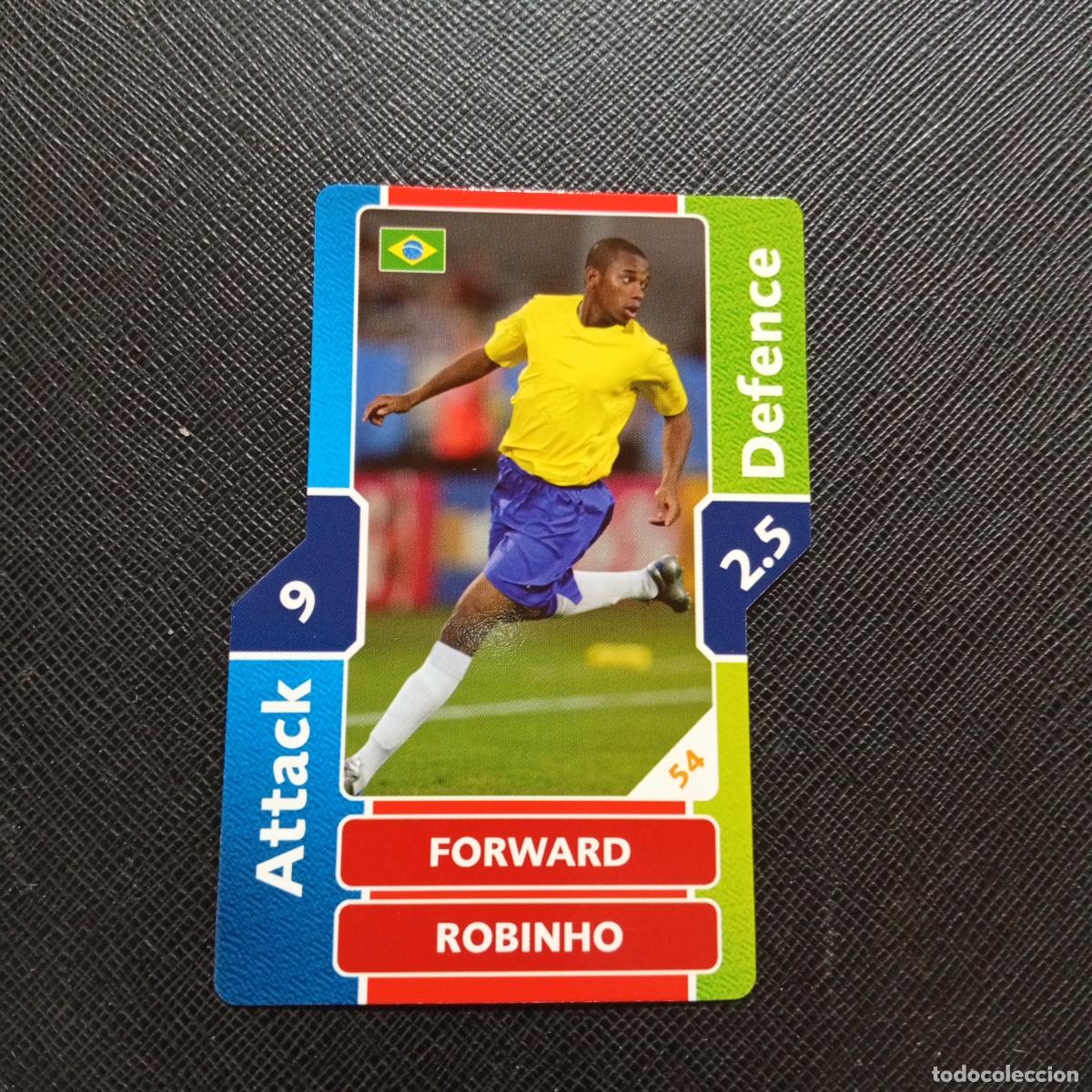 Cromos de F&uacute;tbol: ROBINHO BRASIL TOPPS MATCH ATTAX MUNDIAL 2006 ALEMANIA CROMO FUTBOL 06 - A43 PG34