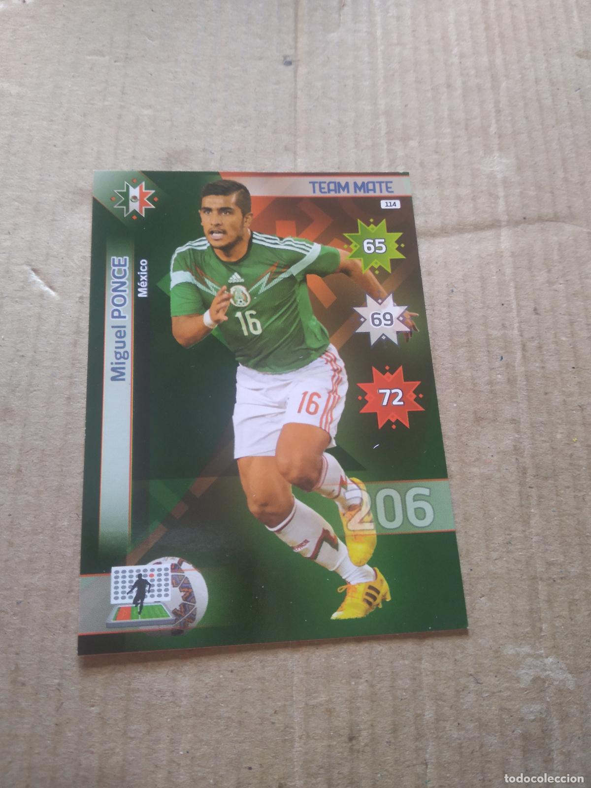 Football Stickers: 114 MIGUEL PONCE MEXICO CROMO FUTBOL PANINI COPA AMERICA 2015 ADRENALYN