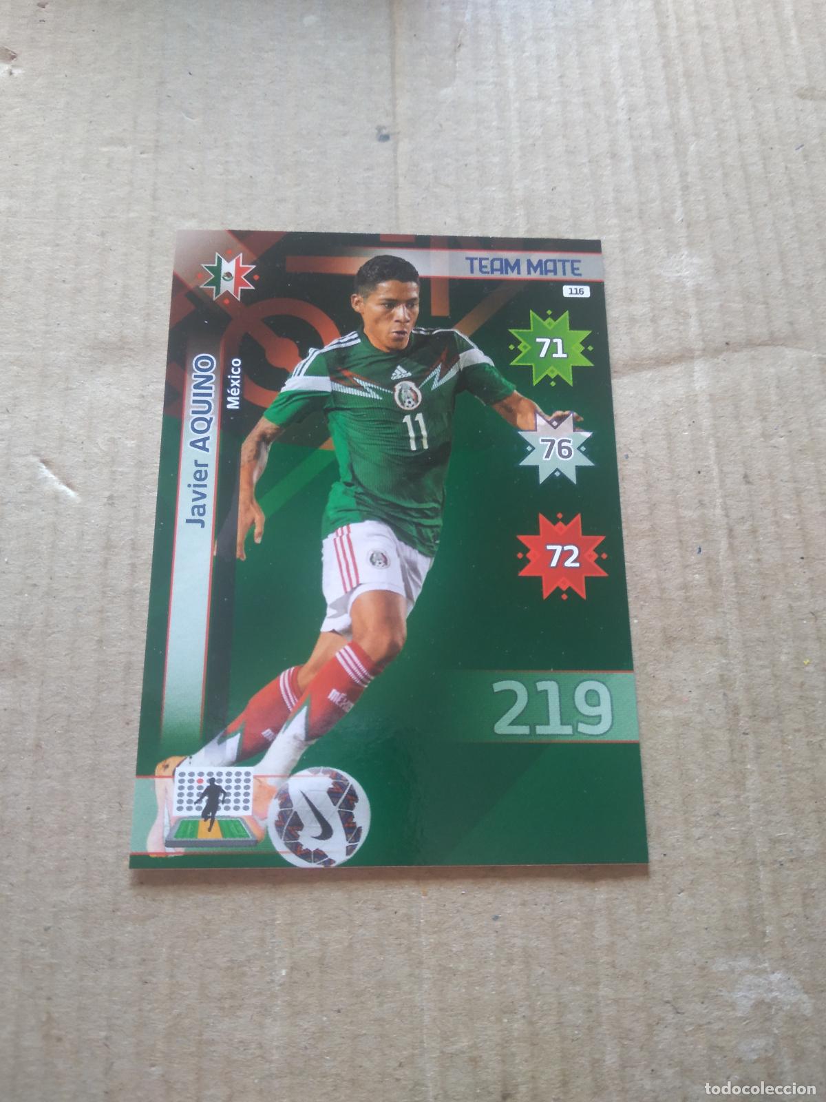 Cromos de F&uacute;tbol: 116 JAVIER AQUINO MEXICO CROMO FUTBOL PANINI COPA AMERICA 2015 ADRENALYN