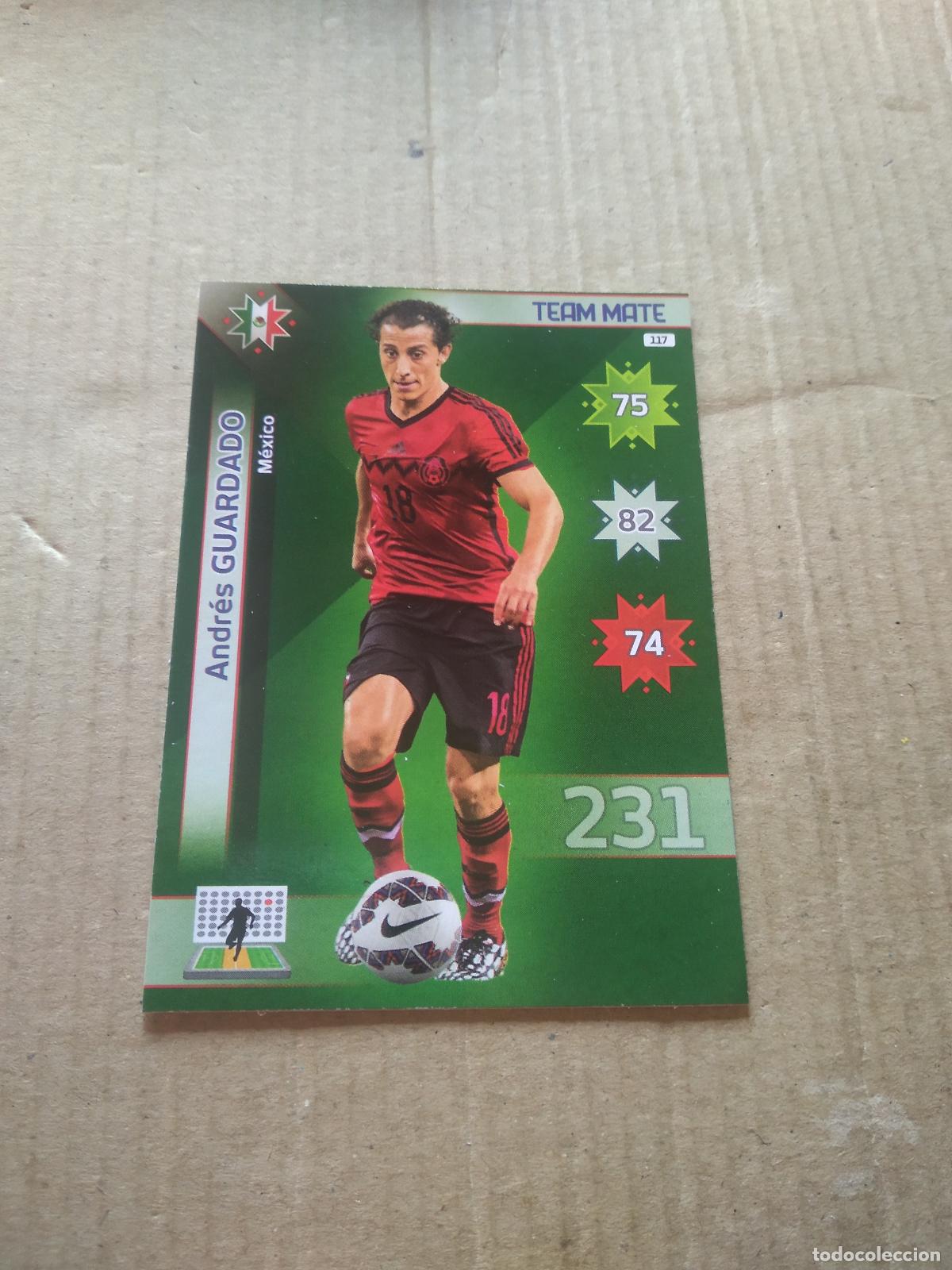 Cromos de F&uacute;tbol: 117 ANDRES GUARDADO MEXICO CROMO FUTBOL PANINI COPA AMERICA 2015 ADRENALYN
