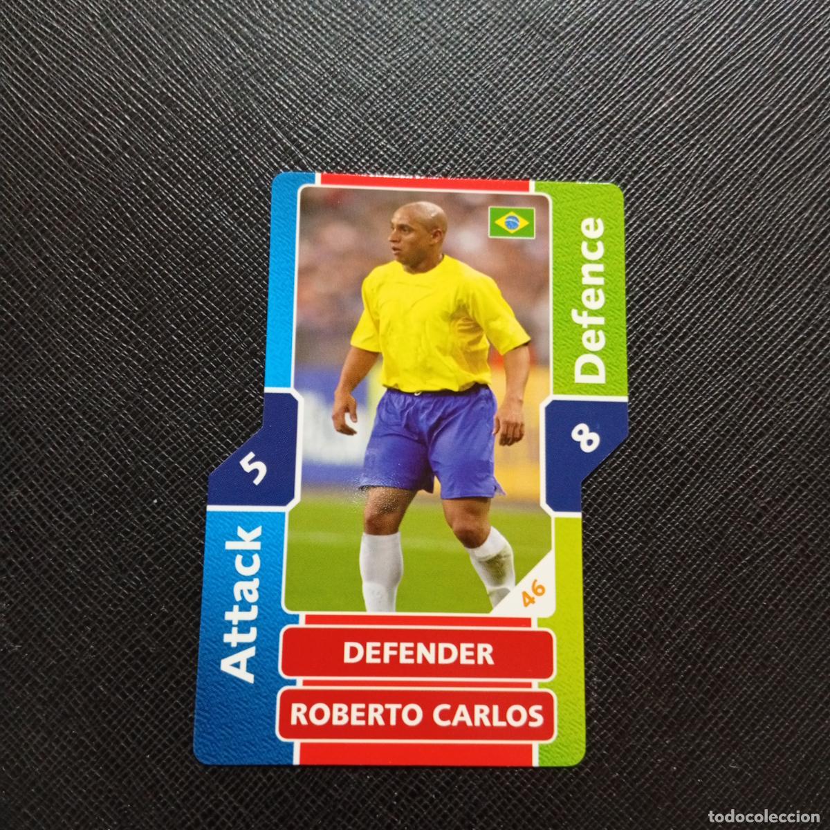 Cromos de F&uacute;tbol: ROBERTO CARLOS BRASIL TOPPS MATCH ATTAX MUNDIAL 2006 ALEMANIA CROMO FUTBOL 06 - A43 PG35
