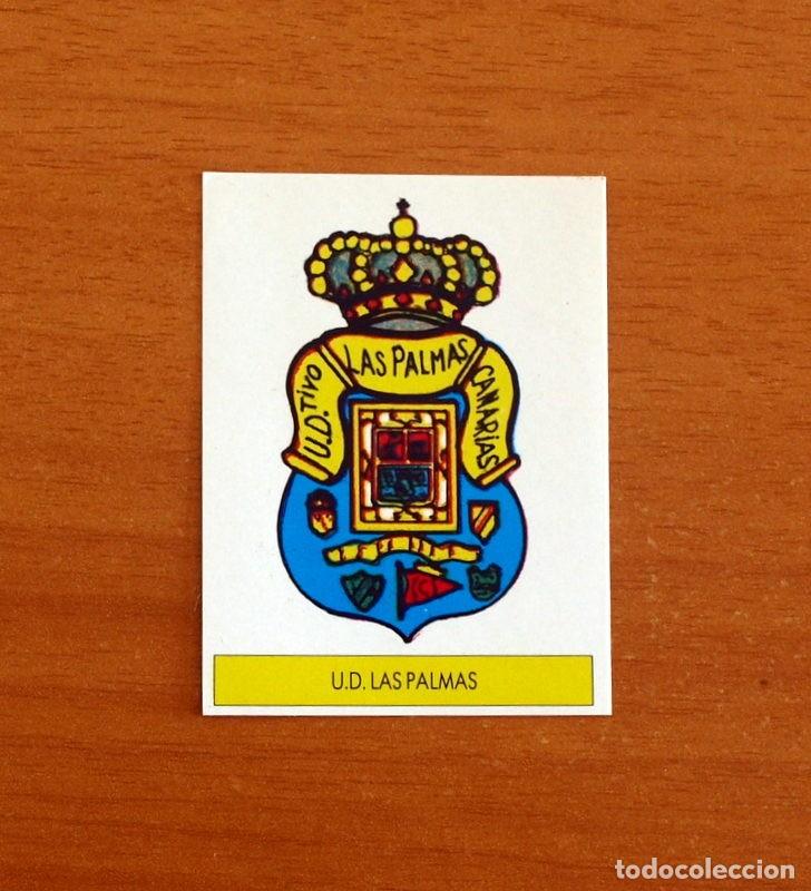Football Stickers: Las Palmas - Escudo - Ediciones Festival 1987-1988, 87-88 - Nunca pegado