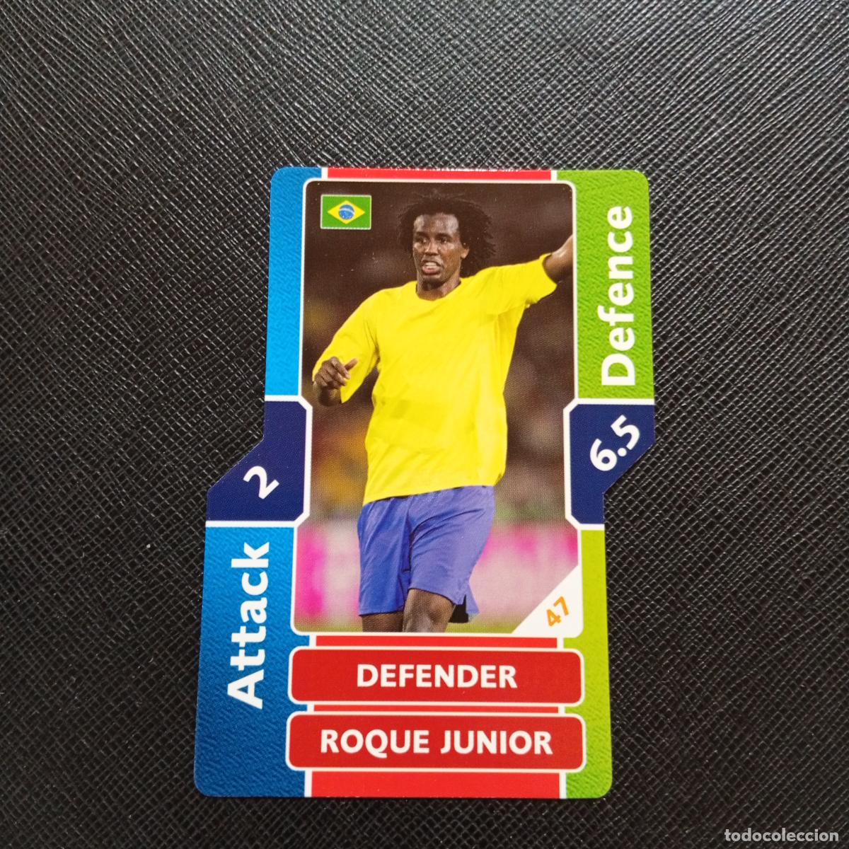 Figurine di Calcio: ROQUE JUNIOR BRASIL TOPPS MATCH ATTAX MUNDIAL 2006 ALEMANIA CROMO FUTBOL 06 - A43 PG35