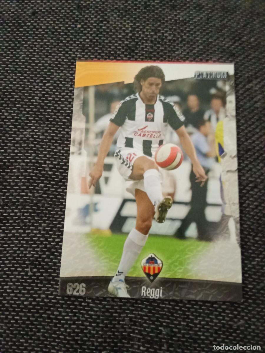 Cromos de F&uacute;tbol: 826 reggi Castell&oacute;n platinum las fichas de la liga 2009