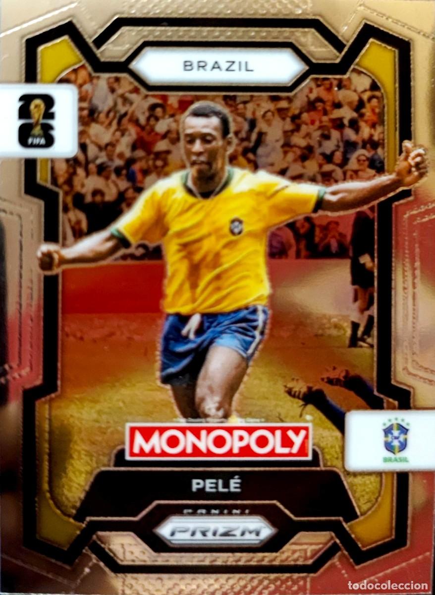 Cromos de F&uacute;tbol: 16 Pele - Brasil - PANINI MONOPOLY PRIZM Fifa World Cup 2026