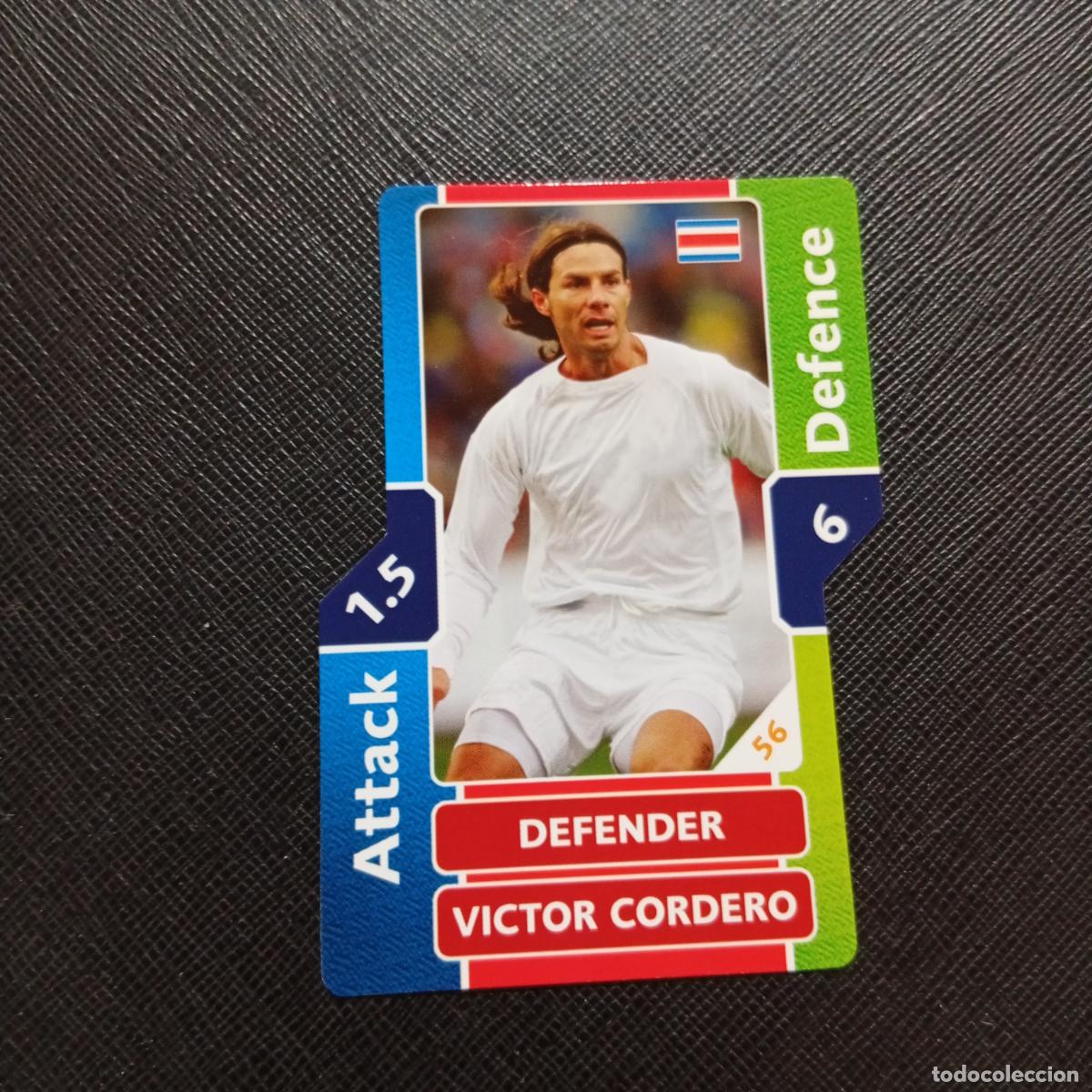 Cromos de f&uacute;tbol: VICTOR CORDERO COSTA RICA TOPPS MATCH ATTAX MUNDIAL 2006 ALEMANIA CROMO FUTBOL 06 - A43 PG45
