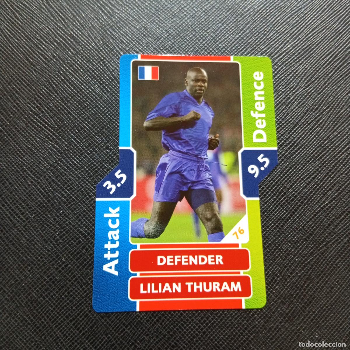 Football Stickers: LILIAN THURAM FRANCIA TOPPS MATCH ATTAX MUNDIAL 2006 ALEMANIA CROMO FUTBOL 06 - A43 PG47