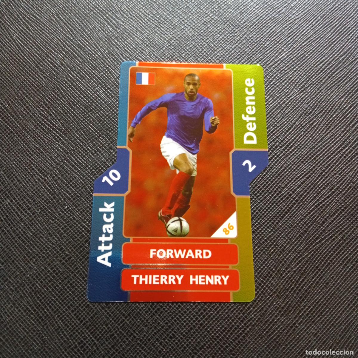 Football Stickers: THIERRY HENRY FRANCIA TOPPS MATCH ATTAX MUNDIAL 2006 ALEMANIA CROMO FUTBOL 06 - A43 PG50