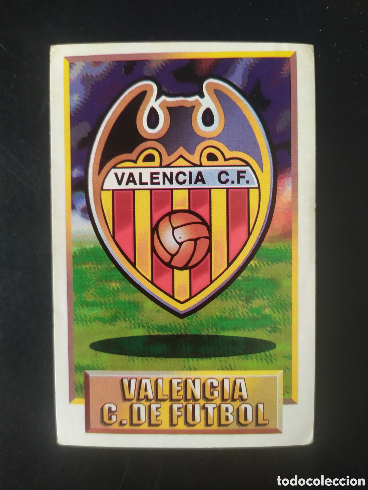Football Stickers: Liga este 1993 1994 93 94 escudo Valencia adhesivo