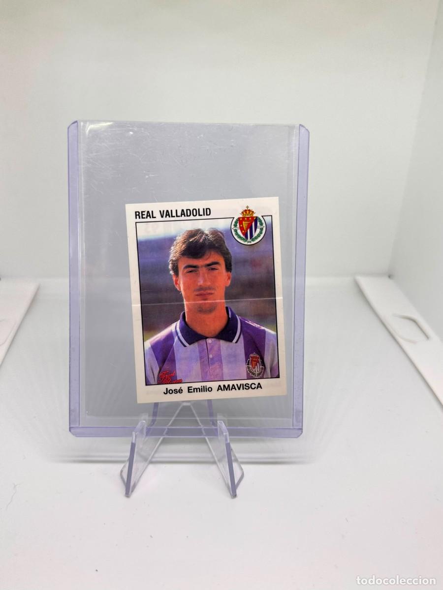 Cromos de F&uacute;tbol: Amavisca Real Valladolid Panini Futbol 93 94 Bimbo