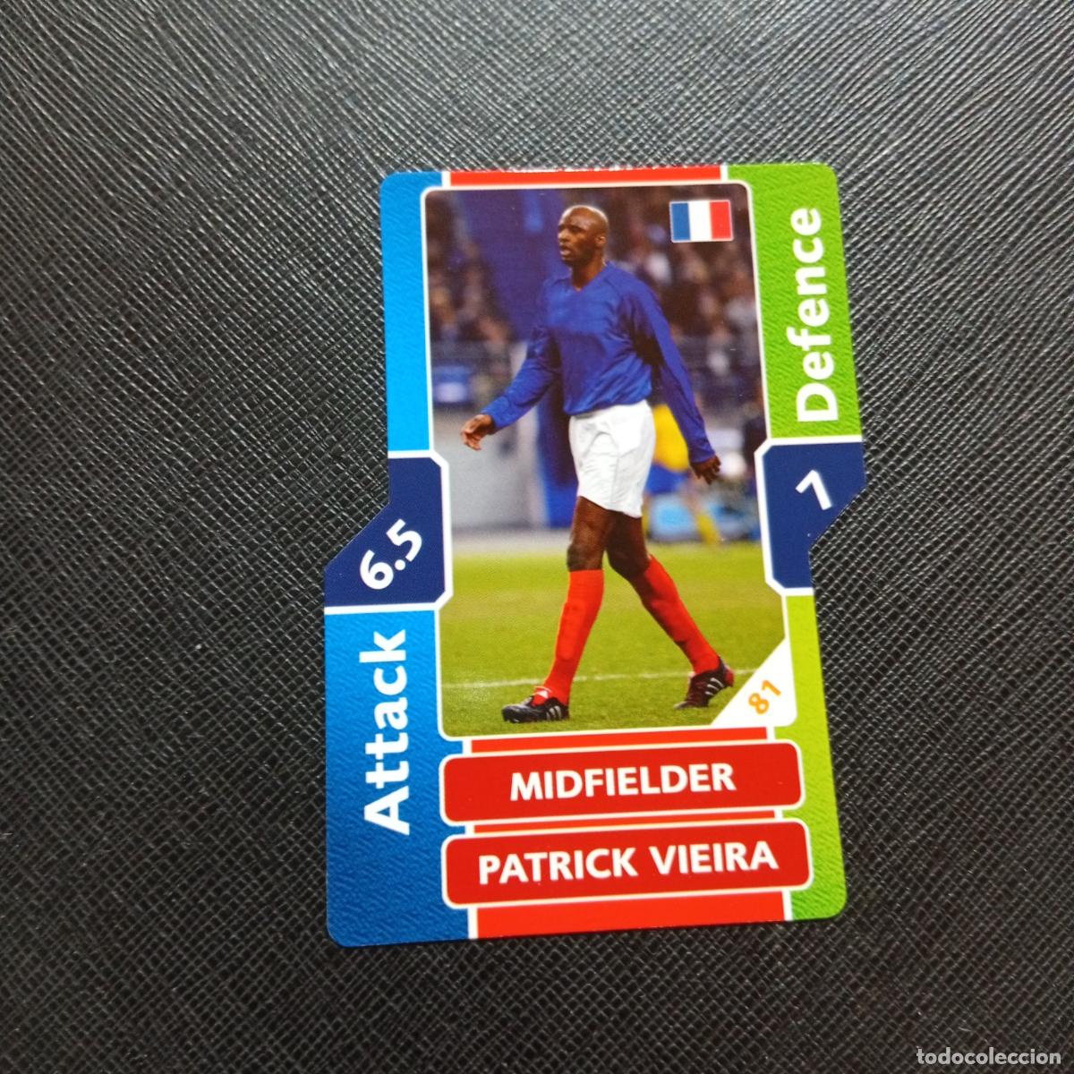 Cromos de F&uacute;tbol: PATRICK VIEIRA FRANCIA TOPPS MATCH ATTAX MUNDIAL 2006 ALEMANIA CROMO FUTBOL 06 - A43 PG51