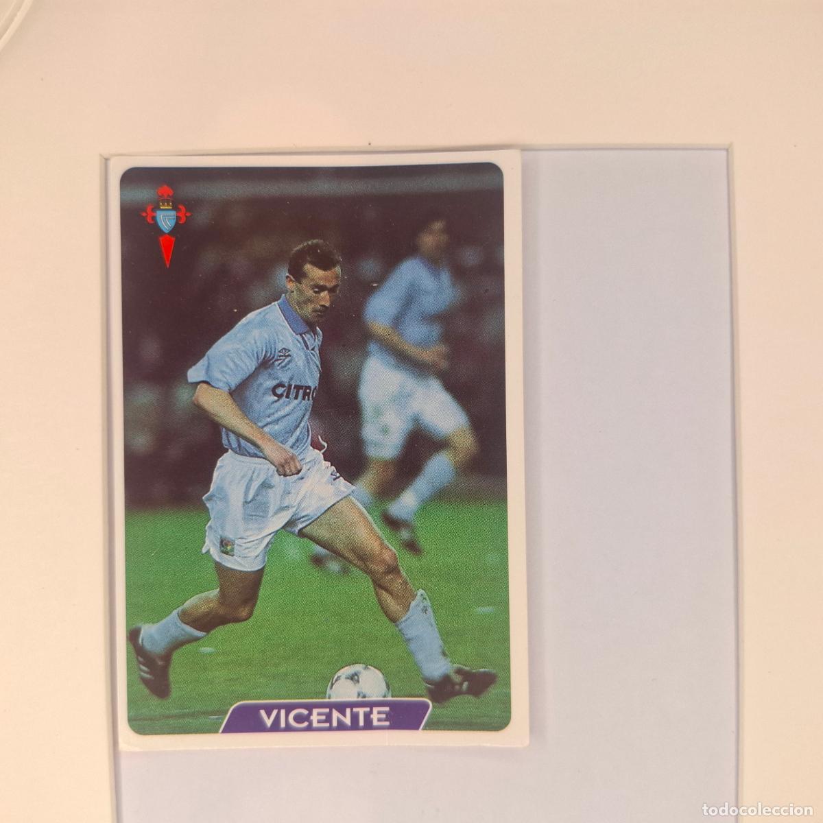 Cromos de F&uacute;tbol: LAS FICHAS DE LA LIGA 95 96 VICENTE