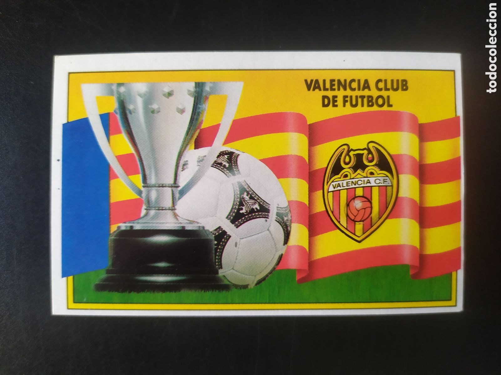 Cromos de F&uacute;tbol: Liga este 1990 1991 90 91 escudo Valencia sin pegar