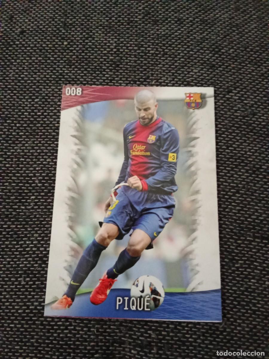 Cromos de F&uacute;tbol: 8 pique FC Barcelona quiz game collection 2014