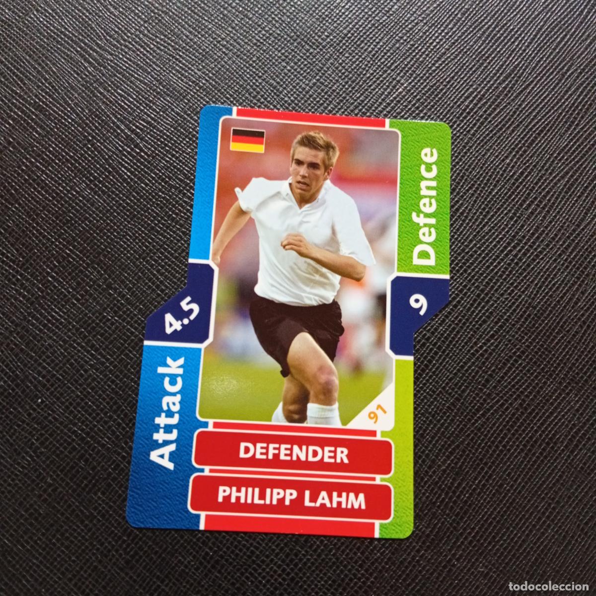 Cromos de F&uacute;tbol: PHILIPP LAHM ALEMANIA TOPPS MATCH ATTAX MUNDIAL 2006 ALEMANIA CROMO FUTBOL 06 - A43 PG53