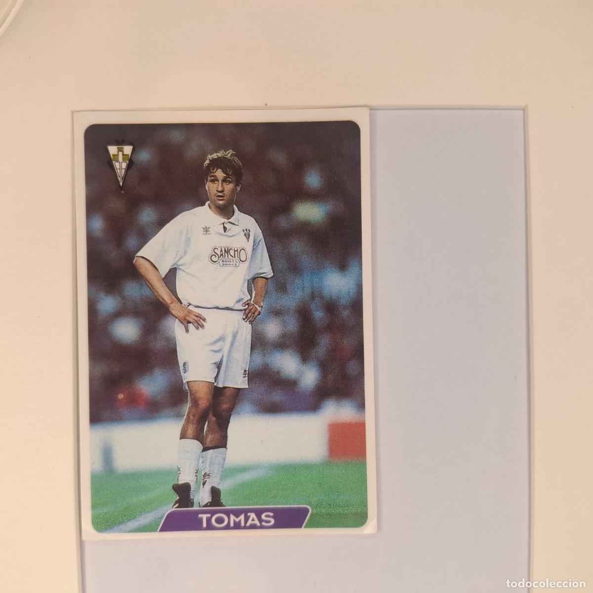 Cromos de F&uacute;tbol: LAS FICHAS DE LA LIGA 95 96 TOMAS