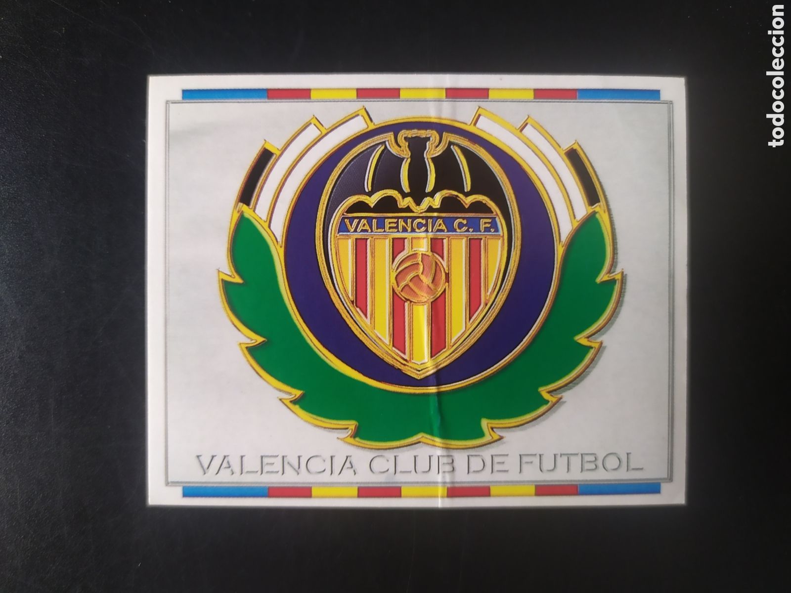 Cromos de F&uacute;tbol: Liga este 1996 1997 96 97 escudo Valencia sin pegar