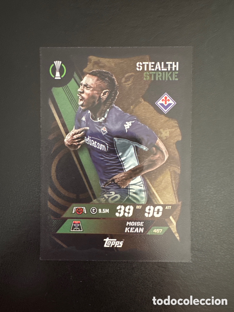 Cromos de F&uacute;tbol: KEAN STEALTH STRIKE NUMERO 457 MATCH ATTAX 2025 2026