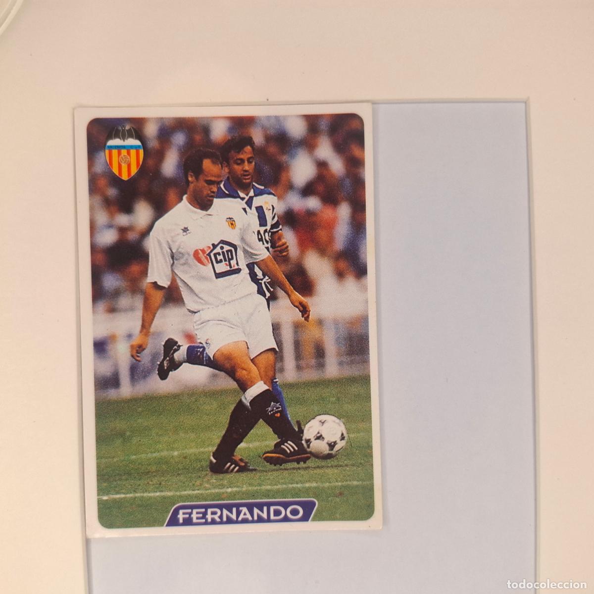 Cromos de F&uacute;tbol: LAS FICHAS DE LA LIGA 95 96 FERNANDO