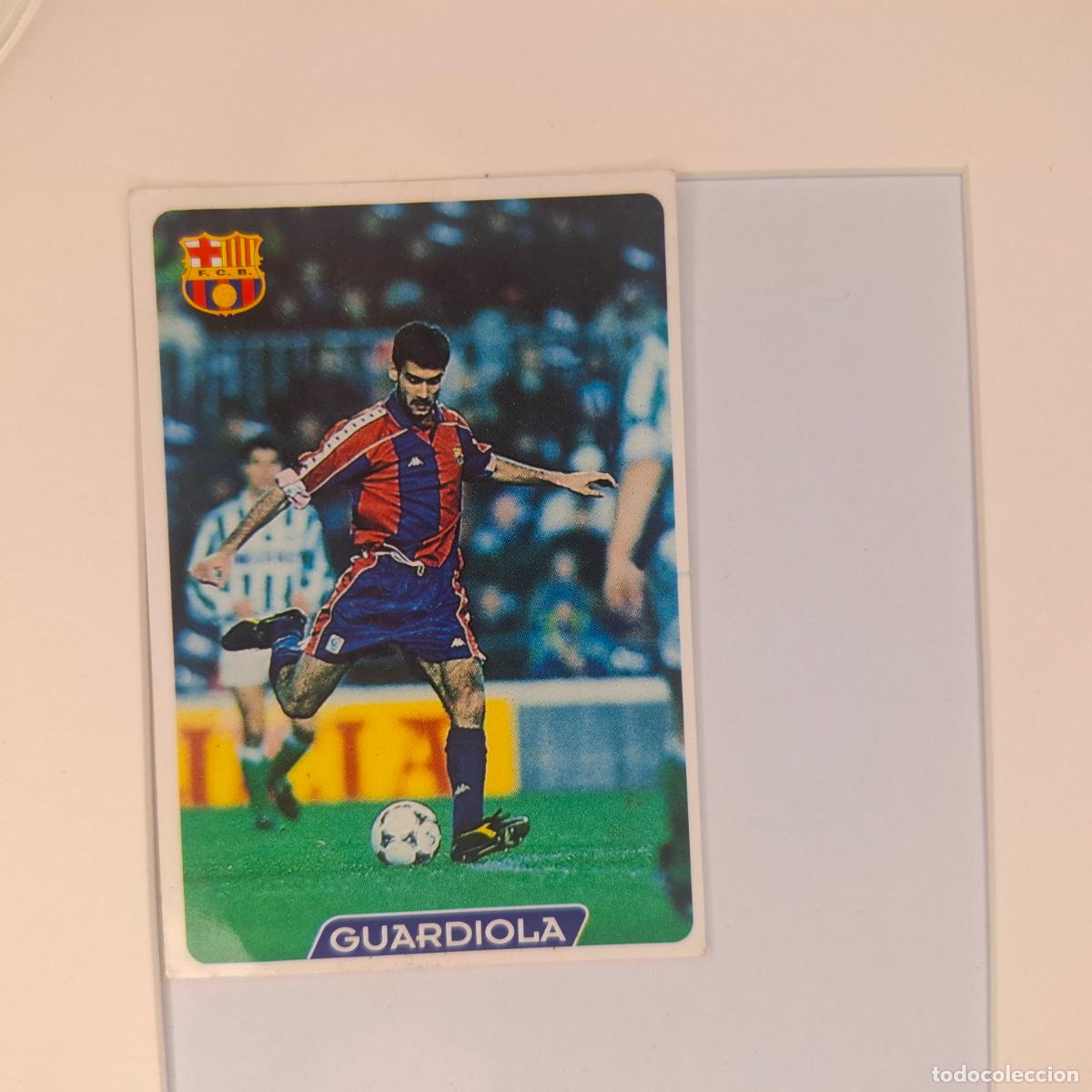 Cromos de F&uacute;tbol: LAS FICHAS DE LA LIGA 95 96 GUARDIOLA