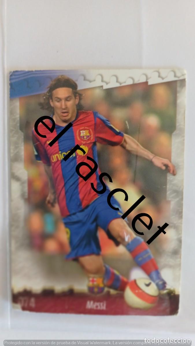 Cromos de F&uacute;tbol: CARTA/ CROMO FUTBOL -LIGA 2008/2009-F.C.BARCELONA - NUMERO 074 -MESSI