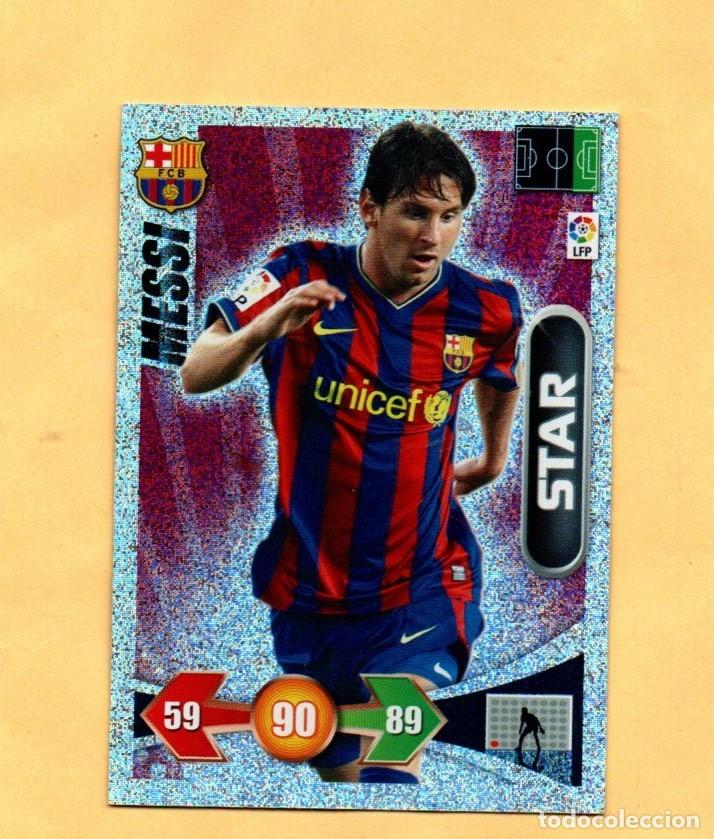 Football Stickers: ADRENALYN XL 2009-2010 MESSI STAR LIGA 09/10 FC.BARCELONA BUENO