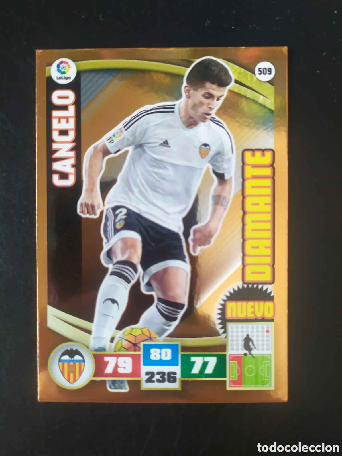 Figurine di Calcio: Adrenalyn 2015 2016 15 16 panini Cancelo nuevo diamante n&deg; 509 Valencia