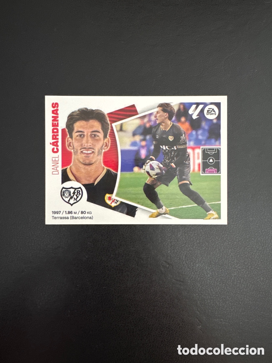 Cromos de F&uacute;tbol: CARDENAS RAYO VALLECANO NUMERO 4 LIGA ESTE 2024 2025