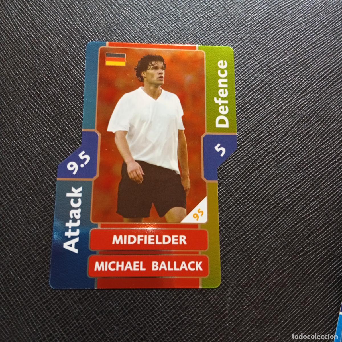 Cromos de F&uacute;tbol: 95 MICAHEL BALLACK ALEMANIA TOPPS MATCH ATTAX MUNDIAL 2006 ALEMANIA CROMO FUTBOL 06 - A43 PG55