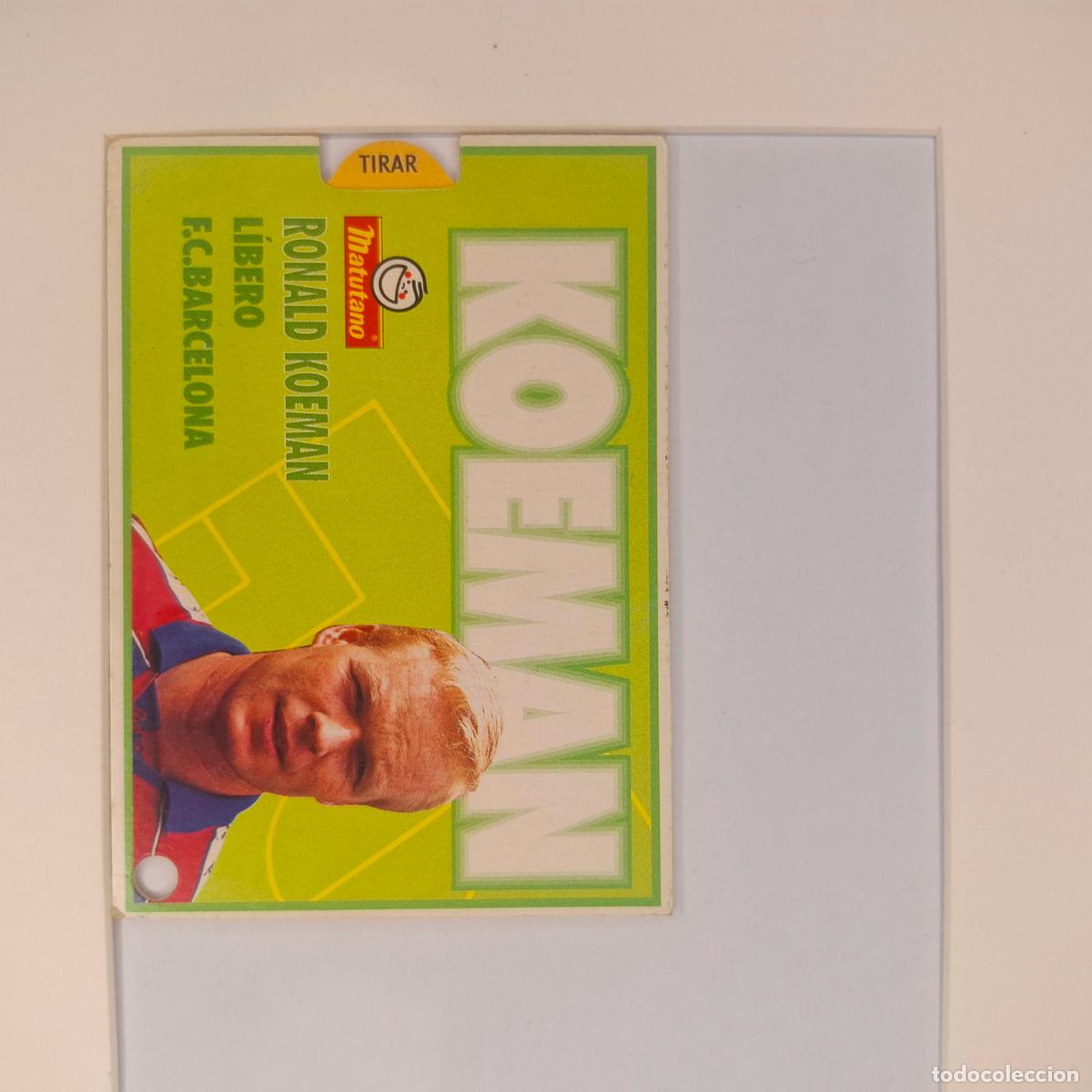 Cromos de f&uacute;tbol: MAGIC CARD MATUTANO KOEMAN - Foto 2