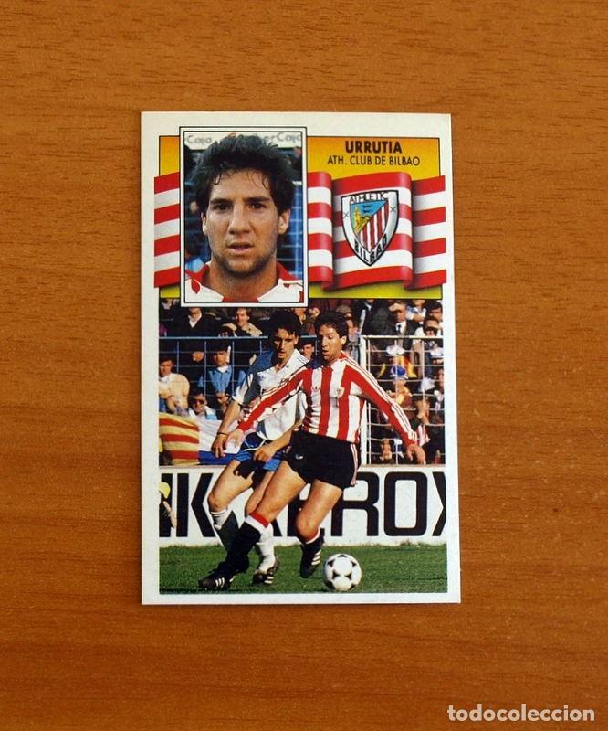 Cromos de F&uacute;tbol: Athletic Bilbao - Urrutia - Ediciones Este Liga 1990-1991, 90-91 - Nunca pegado