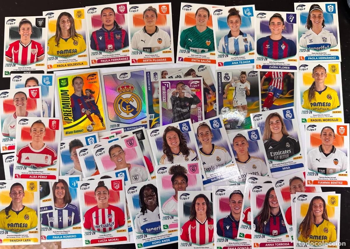 Cromos de F&uacute;tbol: Lote 45 Cards Liga Femenina 2023 24